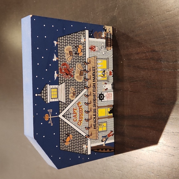 FREE GIFT W/ PURCHASE Vintage 1999-2000 Cats Meow Village Block Pieces S/2 - Picture 9 of 16